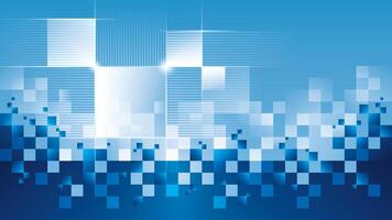 Abstract Blue geometric pixel background, Modern polygon pixel background. Pixel square design, Creative ideas for business presentations, banner, invitation card vector