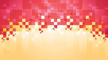 Abstract Red Geometric pixel background, Modern polygon pixel background. Pixel square design, Creative ideas for business presentations, template, invitation card vector