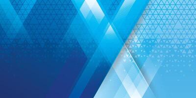 Abstract geometric background with triangle shape, Modern triangles background. Blue triangle Pattern design, Creative ideas for business presentations, template, banner, invitation card vector