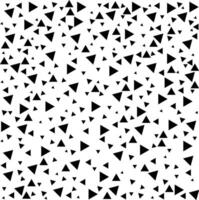 Chaotic Triangle Seamless Pattern Monochrome Geometric Design Inspired Memphis Style Pro vector