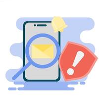 How to protect your email account from phishing attacks part tree vector