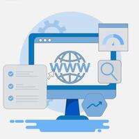 Web development services in india vector