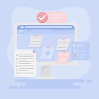 How to create a checklist for your website vector