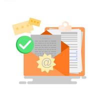 Email marketing - how to get started vector