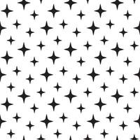 Seamless pattern of stars isolated on background vector