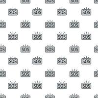 Repeated SOS signals on a uniform background vector