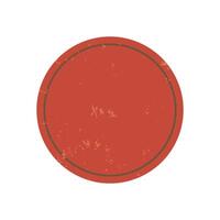 Bold abstract circle icon. Modern shape and symbol of brutalism. Grunge texture in flat style, minimalist design, contemporary element for creative projects. vector