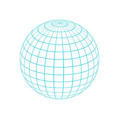 Cyberpunk 3d grid pattern ball, futuristic trendy grid pattern element icon, cyber tech geometric mesh shape graphic, brutal art geometry wire frame figure symbol, 90s retro neon net form object.