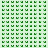 seamless pattern with green leaves vector