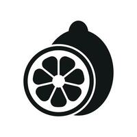 Flat lemon icon great for smoothie labels citrus branding and nutrition projects vector