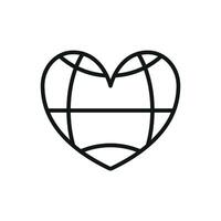 Hands around globe icon perfect for unity campaigns care programs and NGO branding vector