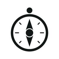 Compass icon for drawing classes art education and geometry tutorials vector