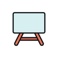 Blackboard icon for tutoring content distance learning pages and class graphics vector