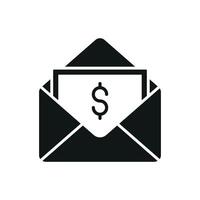 Envelope icon for business contact info support pages and feedback forms vector
