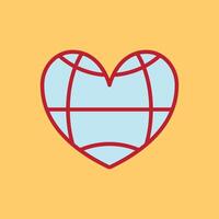 Global hands icon for unity programs nonprofit branding and compassion campaigns vector