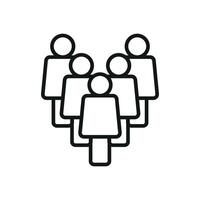 Team icon perfect for business presentations collaboration tools and HR websites vector