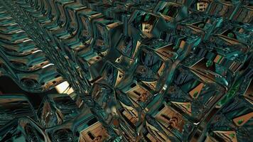 Luxury Design, Unique Background, Technological Template, Figures, Exclusive, Shapes, Rotation video