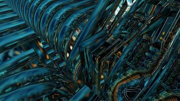 Reflection, Elegant Background, Technological Template, Figures, Colors, Exclusive video