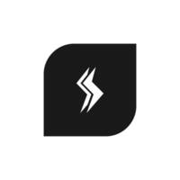 Modern Icon With lightning Design vector