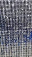Sequin curtain creating abstract shimmering pattern, suitable for festive event party background video