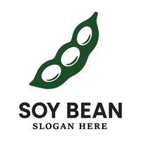 Soy Bean Logo Design for Branding vector