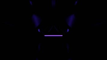 Turquoise and Purple Mysterious Flashing Sci Fi Corridor Background VJ Loop in 4K video