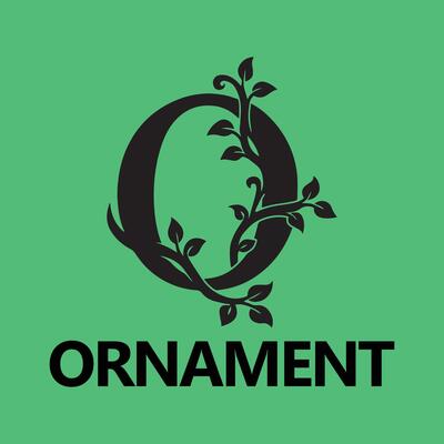 Ornament Icon with Leaf Design