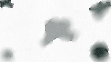 Abstract black watercolor texture with looping motion animation. Watercolour background surface with looped motion. video