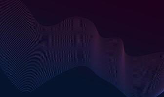 Abstract Gradient Wave Lines Background, Abstract Flowing Line Pattern, vector