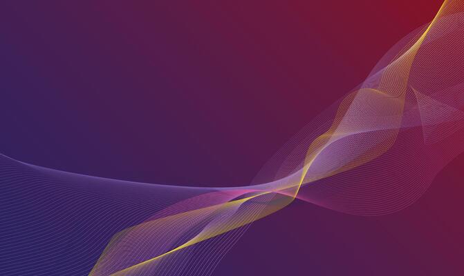 Abstract Gradient Wave Lines Background, Abstract Flowing Line Pattern.