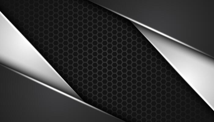 Modern material design with polygonal pattern.