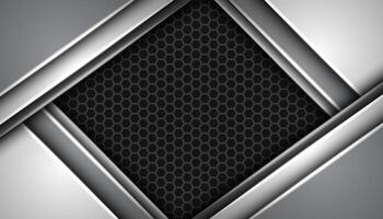 Abstract geometric shapes overlapping vector
