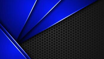 Abstract 3D technology background overlapping layers in space. Modern template elements future style concept for flyer, cover, brochure or landing page vector