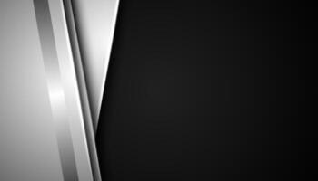 Abstract dark background with lines. Modern overlapping background vector