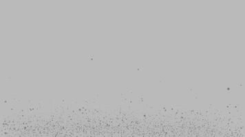 abstract Flying sparks and coals from a wave particles of burning animation White background video