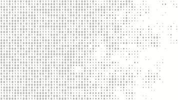 Animated Binary Code Screen Fill Transition video
