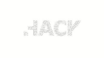 Minimalist Hack Text Binary Code Animation video
