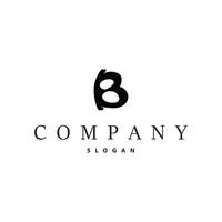 simple design logo letter B design minimalist simple modern initial alphabet as a symbol of product brand business letter template illustration vector