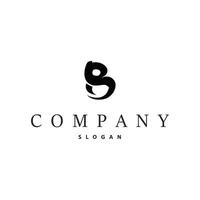 simple design logo letter B design minimalist simple modern initial alphabet as a symbol product brand or business letter template illustration vector