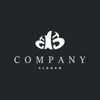simple design logo letter B design minimalist simple modern initial alphabet as a symbol brand or business letter template illustration vector