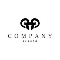 letter p logo concept simple modern design initial alphabet logo as a symbol of a business product brand a letter template with a line concept vector