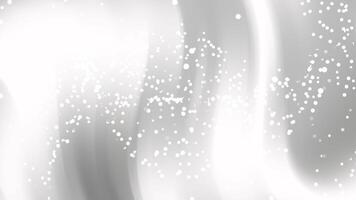 Elegant Grey Gradient Background With Subtle Waves And Scattered Light Circles Creating A Soft Mood video