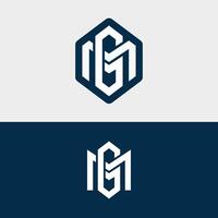GM and MG Letters Logo Design - Letters initial Logo Design-01 vector