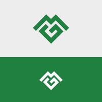 GM and MG Letters Logo Design - Letters initial Logo Design-02 vector