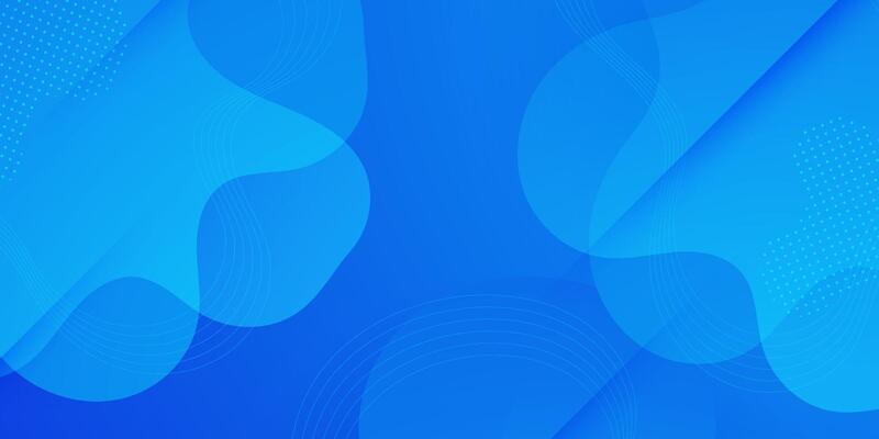 Abstract bright colorful blue background. Wave and fluid pattern banner background.