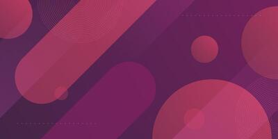 Abstract dark gradient purple and red background. Dynamic color shapes pattern with circle element design. vector