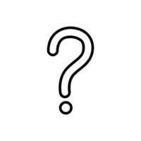 Question Mark Icon vector