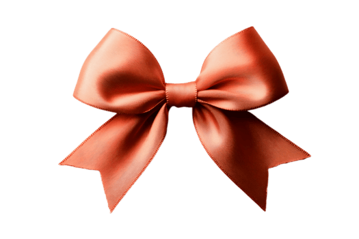 il Immagine Spettacoli un' arco su un' solido superficie. il arco è fatto a partire dal brillante tessuto, dando esso un' liscio aspetto esteriore. suo colore è un' miscela di Marrone e arancia png