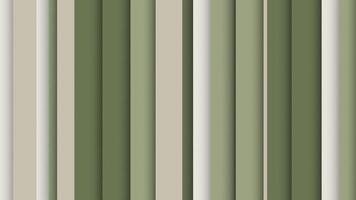 Elegant green striped abstract background with gently moving cutout shapes in muted pastel green color tones. Full HD and looping animation. video