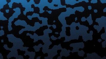 1980s computer graphics style background with a blue digital dots halftone pattern. Retro technology concept. video